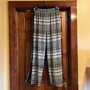 Joe B boho women’s wide leg pants size small